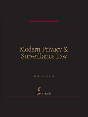 cover image of Modern Privacy & Surveillance Law